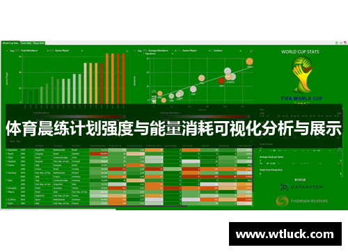 体育晨练计划强度与能量消耗可视化分析与展示